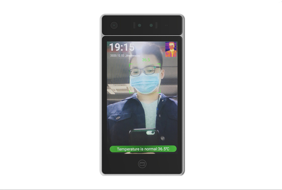 Automatic Face Recognition Terminal 10.1" Capacitive Touch Screen 0-30mm