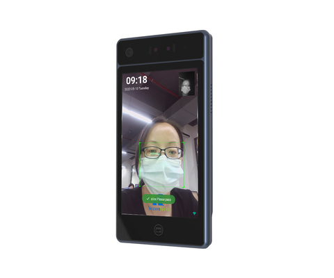 OEM Face Recognition Time Attendance Device Floor Stand 0.3-2m Measuring Distance
