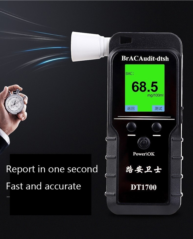 Portable Handheld Digital Alcohol Detector Support Bluetooth Printer