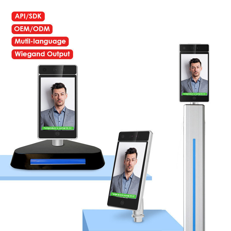 AI Face Biometric Attendance Machine , WIFI SDK Access Control For Turnstile