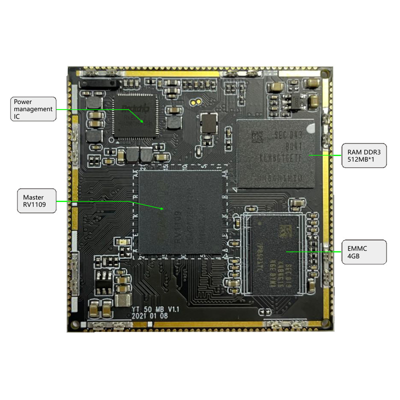 YT-50 RV1109 Rockchip Board / Drive Core Board Customized For Tablet Computers Speakers