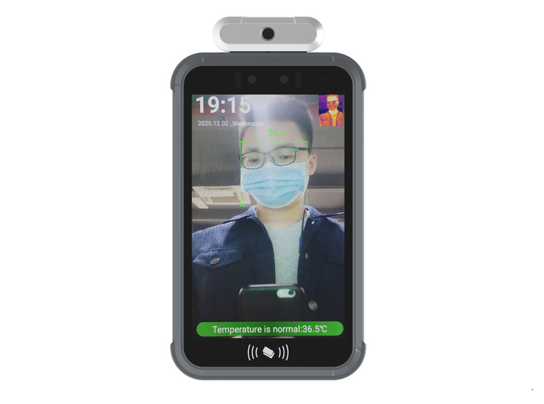 OEM Smart AI Facial Identification Access Control 8 Inch Temperature Detection Device