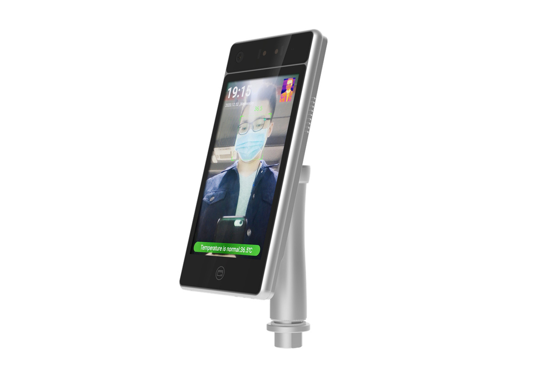 0.3m-2m Thermal Face Recognition Device Temperature Measurement 10.1 Inch Touch Screen
