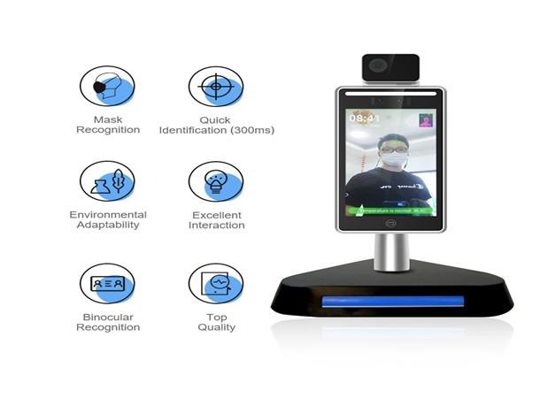 access control Face Recognition Terminal Thermal Body Temperature Scanner ISO CCC Certified
