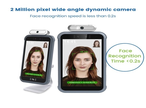 AI Thermal Face Recognition Device Android 7.1 RFID Card Time Attendance System