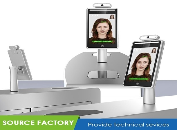 Android Temperature Measurement Face Recognition Terminal IP67 For Turnstile Gate